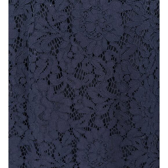 Bardot dress Adeline Cotton Blend Midi blue size Small S (US 4) - Picture 3 of 7